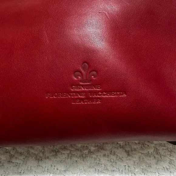 Dooney & Bourke Florentine Cameron Crossbody Red Leather - Picture 4 of 16